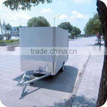 2013 Hot and Popular New Stainless Steel Electric Square Tube Food Display Trailer Bus for Sale XR-FV300 A