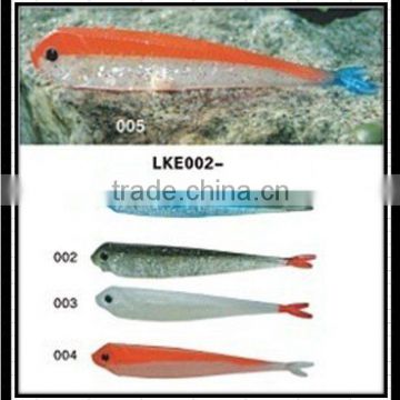 4.5cm/7.5cm white with orange soft lure