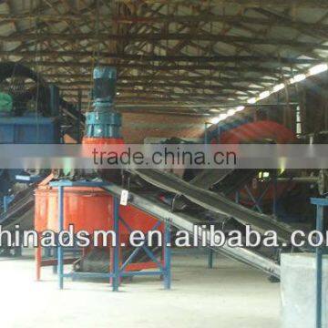 China Dashan complete set of organic fertilizer production line