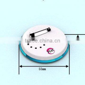 Music sound Badge with Pin back for promotion gifts