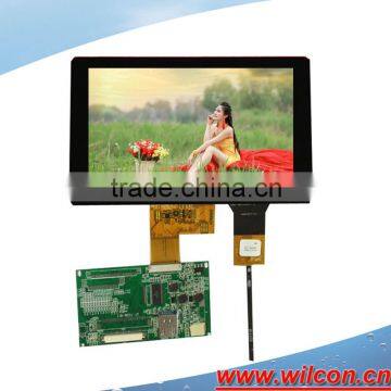 5inch 800*480 hdmi interface capacitive touch screen lcd with hdmi board