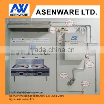 kitchen hood suppression fire fighting system asenware