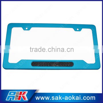 Aluminum license plate tag frame for auto-car-truck