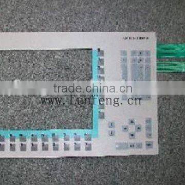 Membrane keypad with transparent window