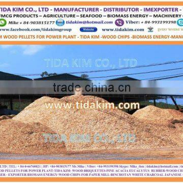 ACACIA EUCALYTUS WOOD PELLETS- TIDA KIM - EXPORTER- FULL VESSEL- MANUFACTURER-VIETNAM WOOD CHIPS PAPER - PINE WHITE WOOD CANADA