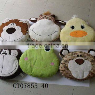 15" Lovable Plush Animal Face Cushion