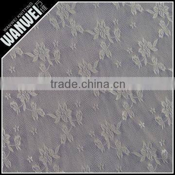 New Manufactur Mading Navy Gray Elastic Bright Nylon Spandex Hollow Lace Fabric for Spring and Summer Dress 4231 photo-3