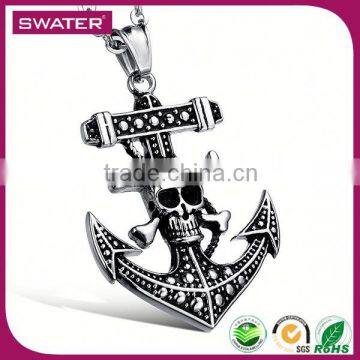 Tops For Women 2016 Stainless Steel Anchor Triangle Necklace