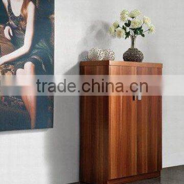 Wooden teak shoe cabinet