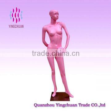 Window display standing fashion pink female mannequin                        
                                                Quality Choice