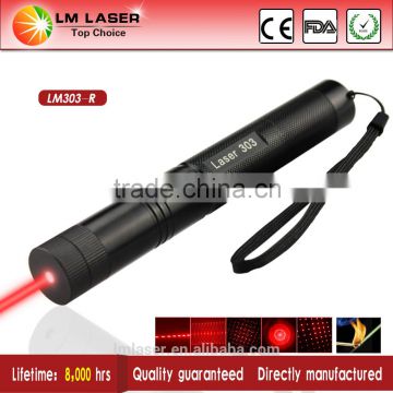 Adjustable Focus 650nm Red Laser Pointer 200mW High Power Laser With Rechargeable Battery