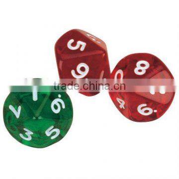 TFB-10ST Transparent Dice