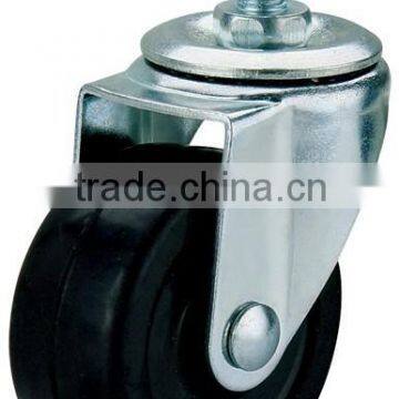 50mm Small Swivel Plate Furniture Rubber Wheels photo-5