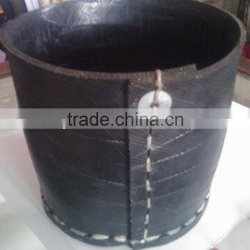 Recycled rubber bucket,artcrafts,Tire basket,handmade products