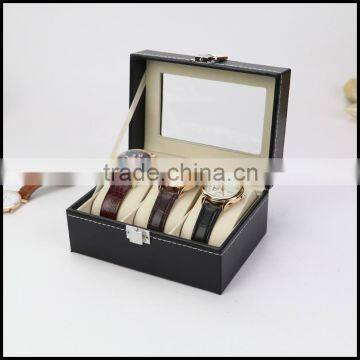 Top Grade PU Leather Watch bo Special Packing bo Display bo 3 Watch bo Factory Direct Sales photo-5