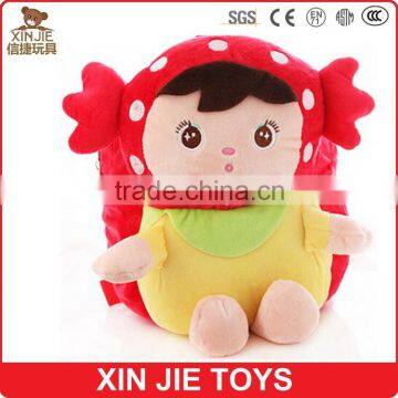 Nice Design Cartoon Doll Plush Backpack Customize Plush Backpack Hot Sale Plush Material Backpack photo-2