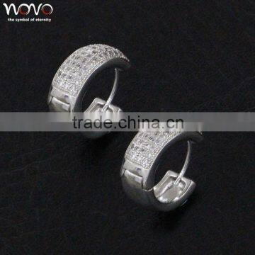 Brass hoop earring for women