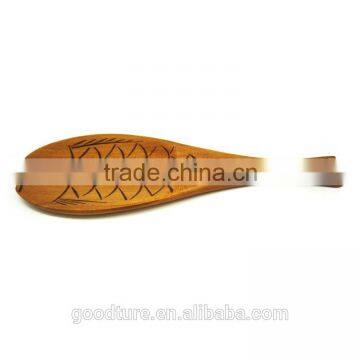 Solid Wood Fish Shape Rice Scoop Meal Serving Scoop Rice Ladle photo-2
