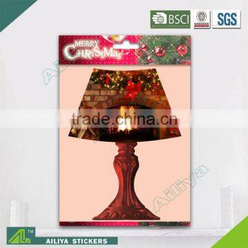 BSCI factory audit Christmas 3D Eco-friendly decorative removable wall sticker lamp                        
                                                Quality Choice