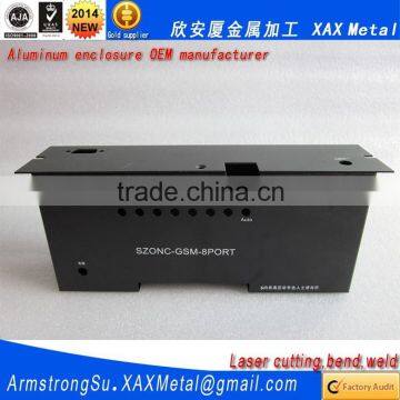 XAX61Alu OEM ODM customized laser cut bend weld sheet aluminum car accessory housing