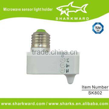 SK802 E27 Microwave sensor Light holder ,light sensor