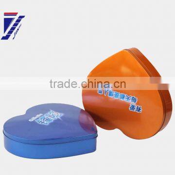 2015 Chiness Scene Heart Shaped Metal Candy Tin Box