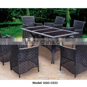 Barbecue Table and Chairs sets with Rattan Wicker