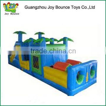 Palm Tree Hot sale Durable PVC Inflatable water Obstacle for Kids