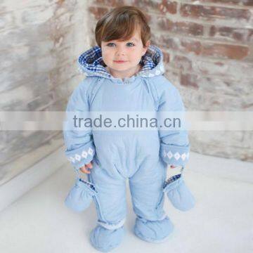 DB277 dave bella autumn winter infant clothes baby one-piece baby sleeping wear baby romper