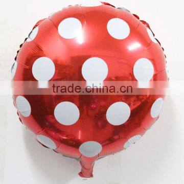 Good quality aluminum foil balloon,polka dot balloon,black balloon