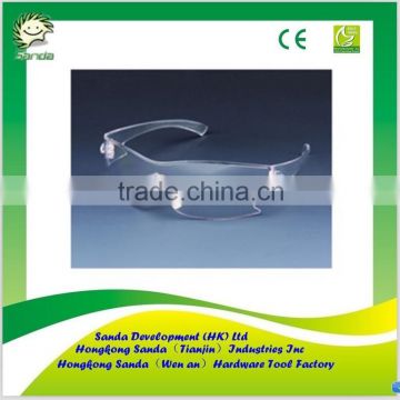 uv protection transparent lens safety goggles