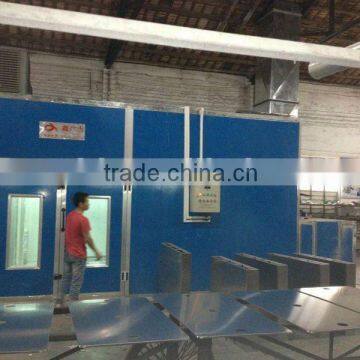 CE approval furniture water curtain spray booth with waterborne