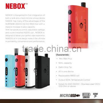 KangerTech All in one device Temp Control E-Cigarette Starter Kit Nebox Starter Kit for High End