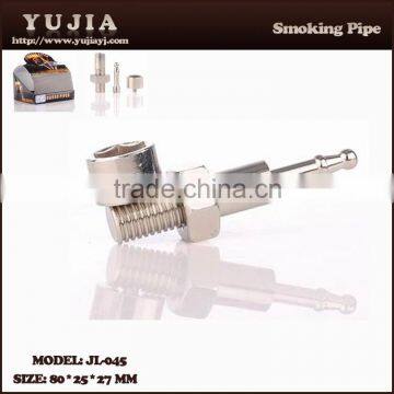 Guangzhou YuJia most popular unique design metal smoking pipe JL-045