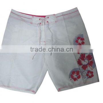 2014 Ladys fashion short 100% polyester printed womens board shorts