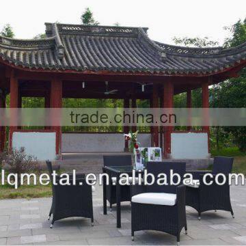 Rattan Table and Chair Funiture