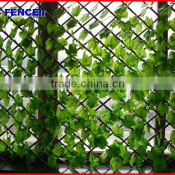 2013 China factory PVC fence top 1 Gargen willow willow garden screen