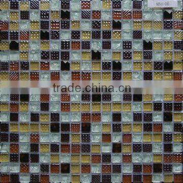 MBD-08 Classical Metal mix Glass Mosaic Tile