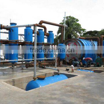 waste plastics refining to oil machine with high oil yield and CE ISO