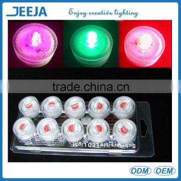 Submersible 1'' Led Candle Light, Led Tea Light For Tea Cup Decoration