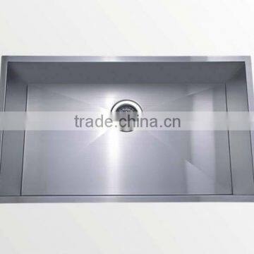 Handmade stainless steel kitchen sink made in china