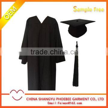 Black Graduation Gown Cap