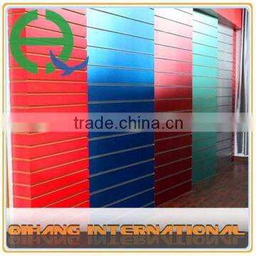 best price slatwall/grooved mdf/slotted panel display