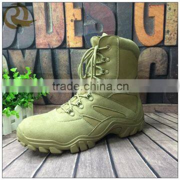 Fashion good quality genuine leather military boots military desert