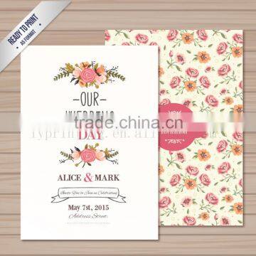 Wedding invitation card printing