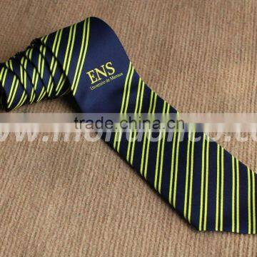 High Quality Striped School Tie And Belts For Graduation