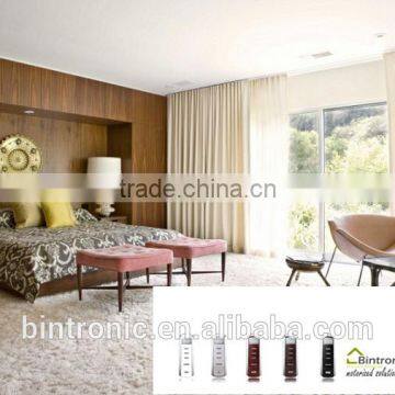 Bintronic House Furniture Curtain System Electric Aluminium Track For Motorised Curtain