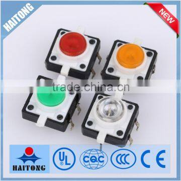 4pin push switch colorful head push button tact switch