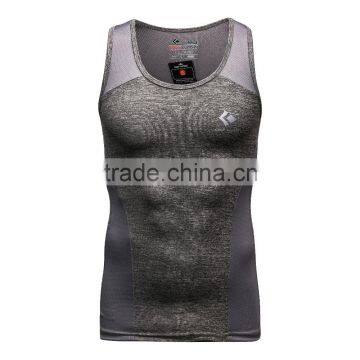 Men's Compression Tank Tops Slim Vest Body Tight Thin Vest Gym Singlet Crossfit Clothing Wholesale Male Vest Summer photo-5