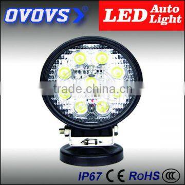 OVOVS Provided Trade Assurance Round 12V 27w led work light for Auto                        
                                                Quality Choice
                                                                    Supplier's Choice